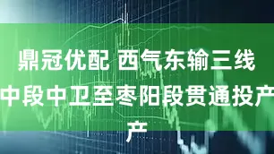 鼎冠优配 西气东输三线中段中卫至枣阳段贯通投产